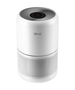 LEVOIT Air Purifier for Home Allergies Pet Hair in Bedroom, Covers Up to 1073 ft² by 56W High Torque Motor, AHAM VERIFIDE, 3-in-1 Filter with HEPA Sleep Mode, Remove Dust Smoke Odor, Core300-P, White