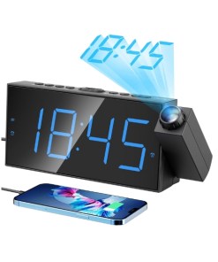 Digital Projection Alarm Clock with Projector – Practical Lifestyle Gift