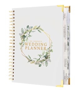Your Perfect Day Wedding Planner Book and Organizer - Wedding Planner Book - Bridal Planning Binder with Countdown Calendar - Bride Gifts - (FLORAL)