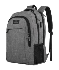 MATEIN Travel Laptop Backpack, Business Anti Theft Slim Sturdy Laptops Backpack with USB Charging Port, Water Resistant College School Computer Bag Gift for Graduation and homecoming
