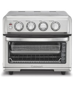 Cuisinart Air Fryer Toaster Oven, 1800W, 8-in-1 with Air Fry, Convection, Broil & Warm, 0.6 Cubic Feet, 60-Minute Timer, TOA-70NAS, Stainless Steel