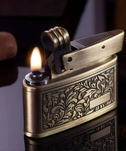 Vintage Lighter - Adjustable Flame, Windproof, Antique Soft Flame