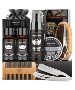 Isner Mile Beard Grooming Kit - Birthday Gift "For Dad"