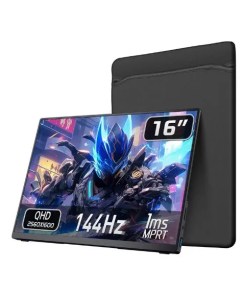 Portable 2K 144Hz Monitor, 16" 2560x1600 QHD Gaming HDR