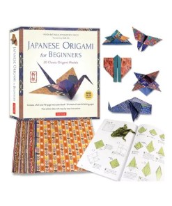 Japanese Origami for Beginners Kit - A Gift For Learning & Hobbies