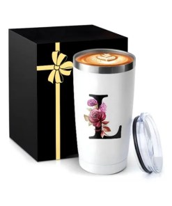 20 Oz Insulated Coffee Cup with Lid - For International Women's Day