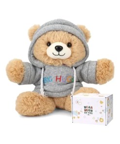 Big Hugs Teddy Bear Stuffed Animal with Gift Box - ''Feels-Like-a-Hug''