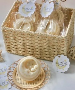 Baby Shower Favors Honey Oatmeal Soap - ''Over The Moon Gift"