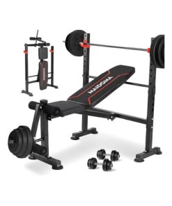 MAIDOMA - 1500LBS 8 in 1 Weight Bench Set