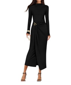 ZESICA Women’s Spring Bodycon Dress - Chic Lifestyle Gift