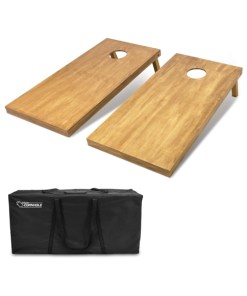 GoSports Wooden Cornhole Boards Set – Entertainment & Games Gift