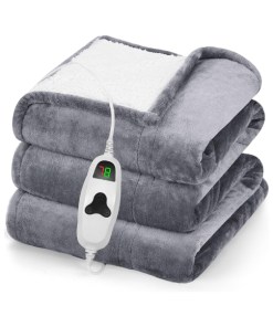 Greenoak Heated Electric Throw Blanket (50”×60”) – Cozy “For Her”