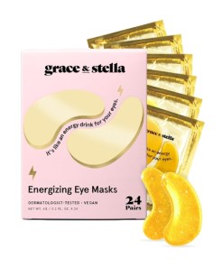 grace & stella Gold Under Eye Masks (24 Pairs) – “For Mom”