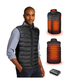 Loowoko Heated Vest for Men (with Battery Pack) – Practical Gift for Dad