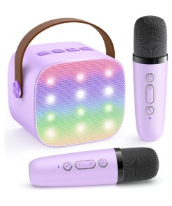 Kids’ Karaoke Machine with 2 Wireless Microphones – Kids’ Gift