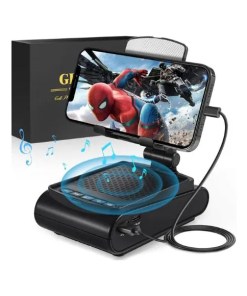GLOPUS - Cell Phone Stand with Wireless Bluetooth Speaker