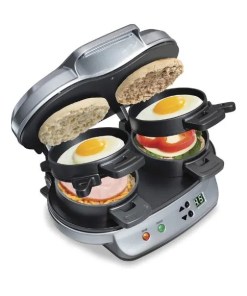 Hamilton Beach Sandwich Maker with Timer - Ready in 5 Minutes