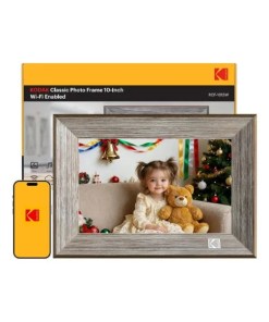 KODAK Wooden WiFi Digital Picture Frame - Touch Screen, Auto-Rotate