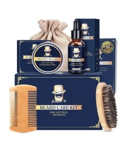 Jurgen K Men's Self Care Set - Beard Kit for Men's Daily Grooming