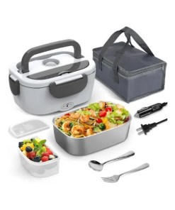WisaKey - Electric Heated Lunch Box  -  Stainless Steel Container