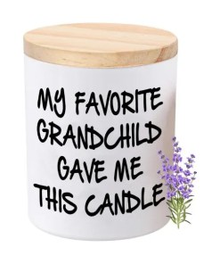 BFJLIFE  Lavender Scented Soy Candle - Gift For Grandparents