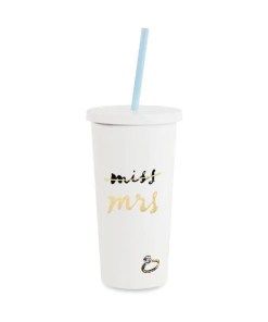 Kate Spade New York Acrylic Bridal Tumbler - Bachelorette Gift For Her