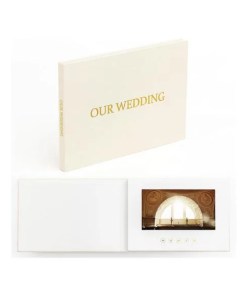 The Motion Books Linen Bound Wedding Video Book - For Wedding