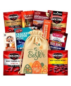 Beef Jerky Easter Basket For Men - Thoughtful Gift For Easter